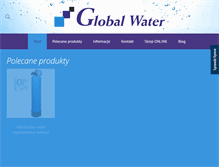 Tablet Screenshot of globalwater.pl