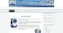 Desktop Screenshot of globalwater.biz